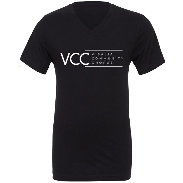 3005  | Jersey V-Neck T-Shirt  VCC Logo